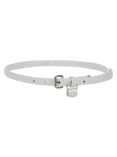 Diesel "b-charm Hip" Belt In White