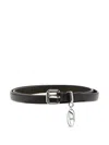 Diesel B-charm-oval D Belt In Black