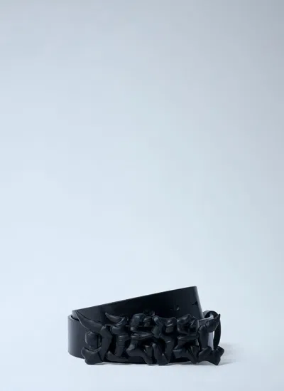 Diesel Men B-graffiti Belt In Black
