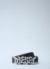 Diesel Men B-graffiti Belt In Black