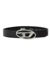 Diesel Women 1dr Strass Leather Belt