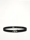 Diesel Black B-1dr-layer Belt In Black