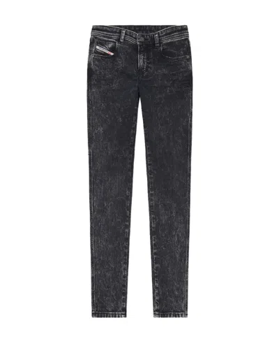DIESEL BABHILA MID-RISE SKINNY JEANS