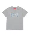 Diesel Baby Boys Cotton Tee In Grey