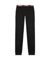 Diesel Gilda-d-core Logo-waistband Pajama Set In Black