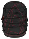 Diesel Tech-d Drawstring-detail Backpack In Black