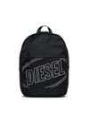 Diesel Logo-print Backpack In Black