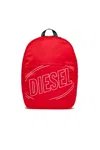 Diesel Logo-print Backpack In Red