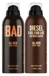 Diesel ® Bad/ Fuel For Life 2-piece Body Spray Set In Transparent