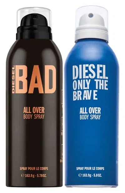 Diesel ® Bad/only The Brace 2-piece Body Spray Set In Transparent