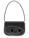Diesel Compact Minimalist Shoulder Bag With Smooth Finish In Black