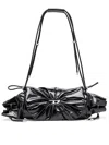 Diesel Chic Scrunch-d Mini Shoulder Handbag In Black