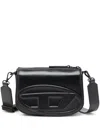 Diesel ® 1dr 2.0 Leather Camera Crossbody Bag In Black