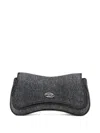 Diesel Play-clutch In Crystal Denim In Black