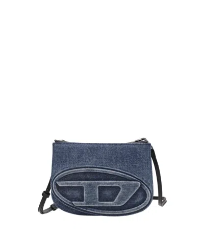 Diesel '1dr Twin' Denim Bag In Blue