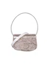 Diesel Structured Bag In Glittery Leather