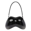 Diesel Double-d Shoulder Bag In Black