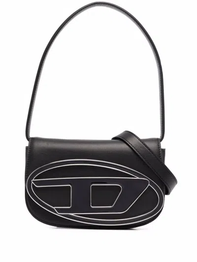 DIESEL DIESEL '1DR' BAG IN BLACK NAPPA