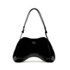 Diesel 'play' Black Shoulder Bag With Oval D Logo Detail On The Front In Ecoleather Woman In Black