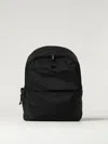 Diesel Logo-plaque Backpack In Black
