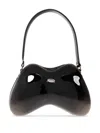 Diesel Double-d Rigid Shoulder Bag In Grey