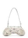 Diesel Gaming Controller-inspired White Polyurethane Handbag