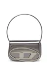 Diesel 1dr-iconic Shoulder Bag In Mirrored Leather In Silver
