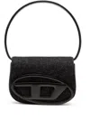 Diesel Women 1dr Leather Shoulder Bag In Black