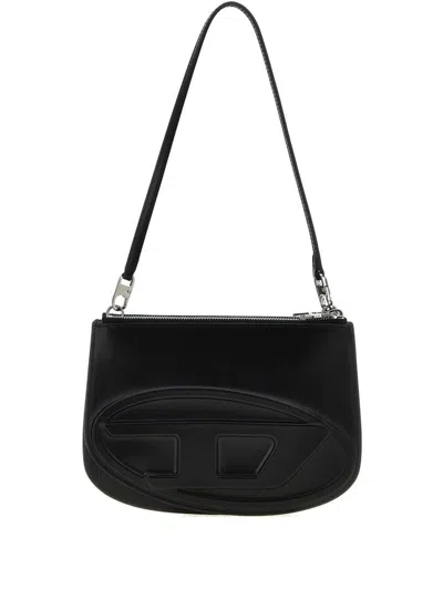 Diesel 1dr Twin-double-pouch Shoulder Bag In Printed Leather In Red