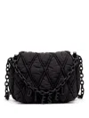 Diesel Charm-d-s-borsa A Spalla Piccola In Nylon Trapuntato In Multicolor