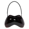 Diesel Womens Ha930 Double-d Faux Patent-leather Shoulder Bag In Red