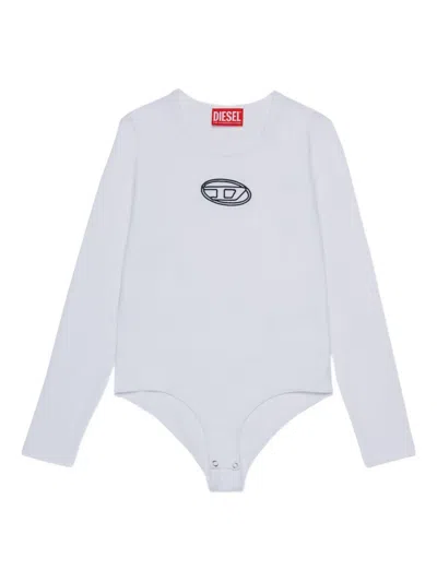 Diesel Kids' Balat Bodysuit In White