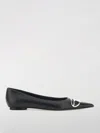 Diesel D-venus-ballerina Flats In Nappa Leather In Black