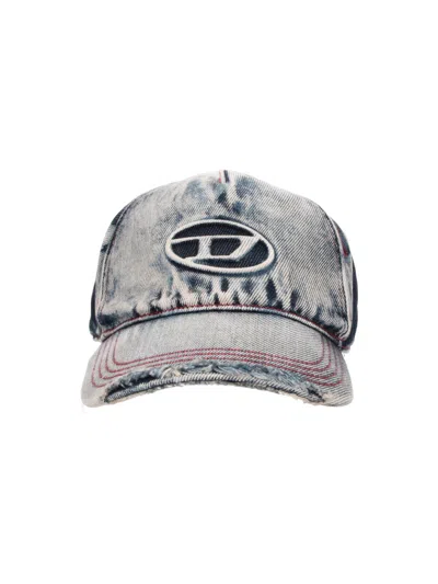 Diesel Baseball Cap "c-seymon" In Gray