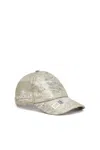 Diesel X Karol G Logo-detail Metallic-effect Cap In Neutral