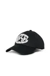 Diesel Baseball Cap With  Puffy Logo In Black