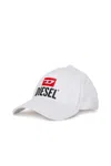 Diesel Baseball Cap With Logo D  In White