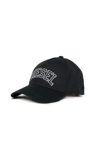 Diesel Cappello Da Baseball Con Logo  In Black