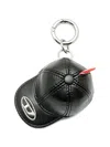 Diesel Baseball Cap-shape Keyring In Black