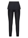 Diesel Women Blue Jersey P-hour-bond Trousers In Blue