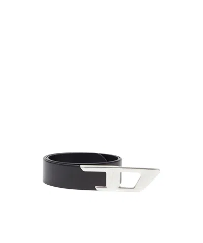 DIESEL B-D LOGO 2.0 LEATHER BELT
