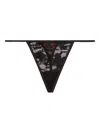 Diesel Beatrix-utlt Thong In Black