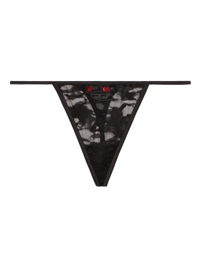Diesel Beatrix-utlt Thong In Black