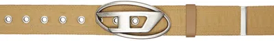 Diesel Beige B-1dr Tape Belt In H0530