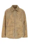 Diesel Tan D-ivar-fsg Denim Jacket