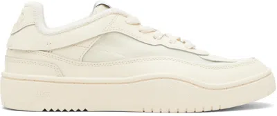 Diesel Beige S-oval Skate Low Sneakers In Multi