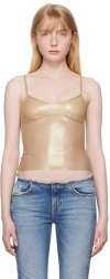 Diesel Beige T-carla Tank Top In 5bha