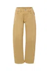 Diesel Beige Trousers For Boy With Logo In Gold