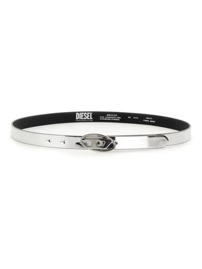 Diesel Women Belt B-1dr 20 In Silver
