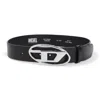 Diesel Belt With Oval D Buckle In Black